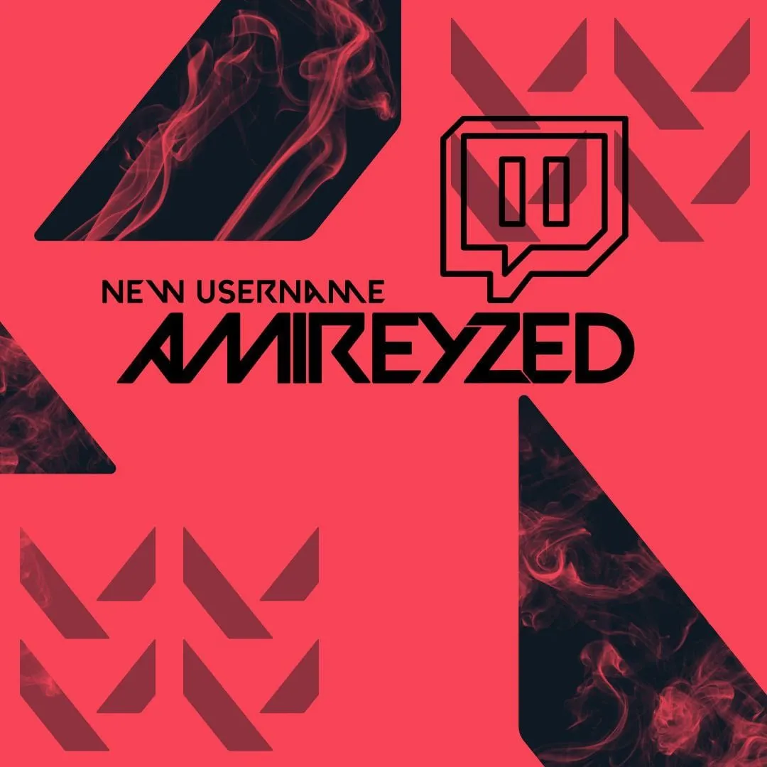 The new AmirEyZed username poster