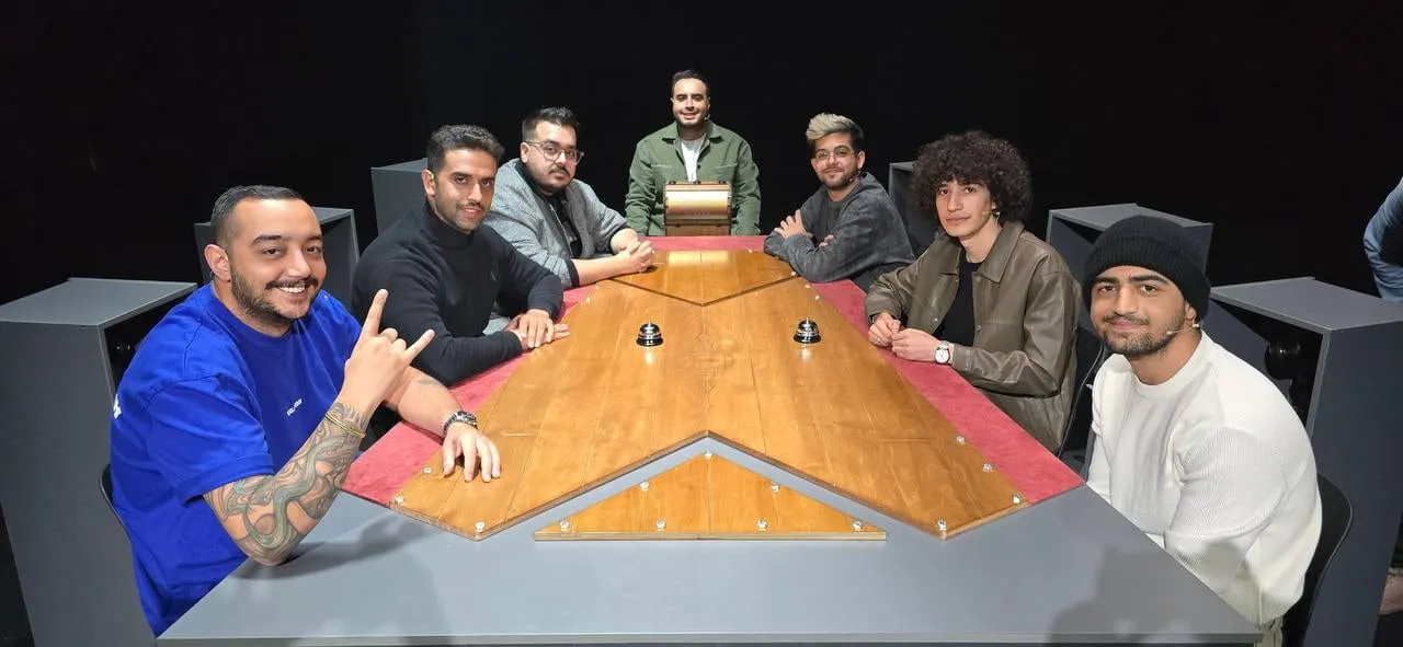 The final table of Gol ya Pooch with YouTubers