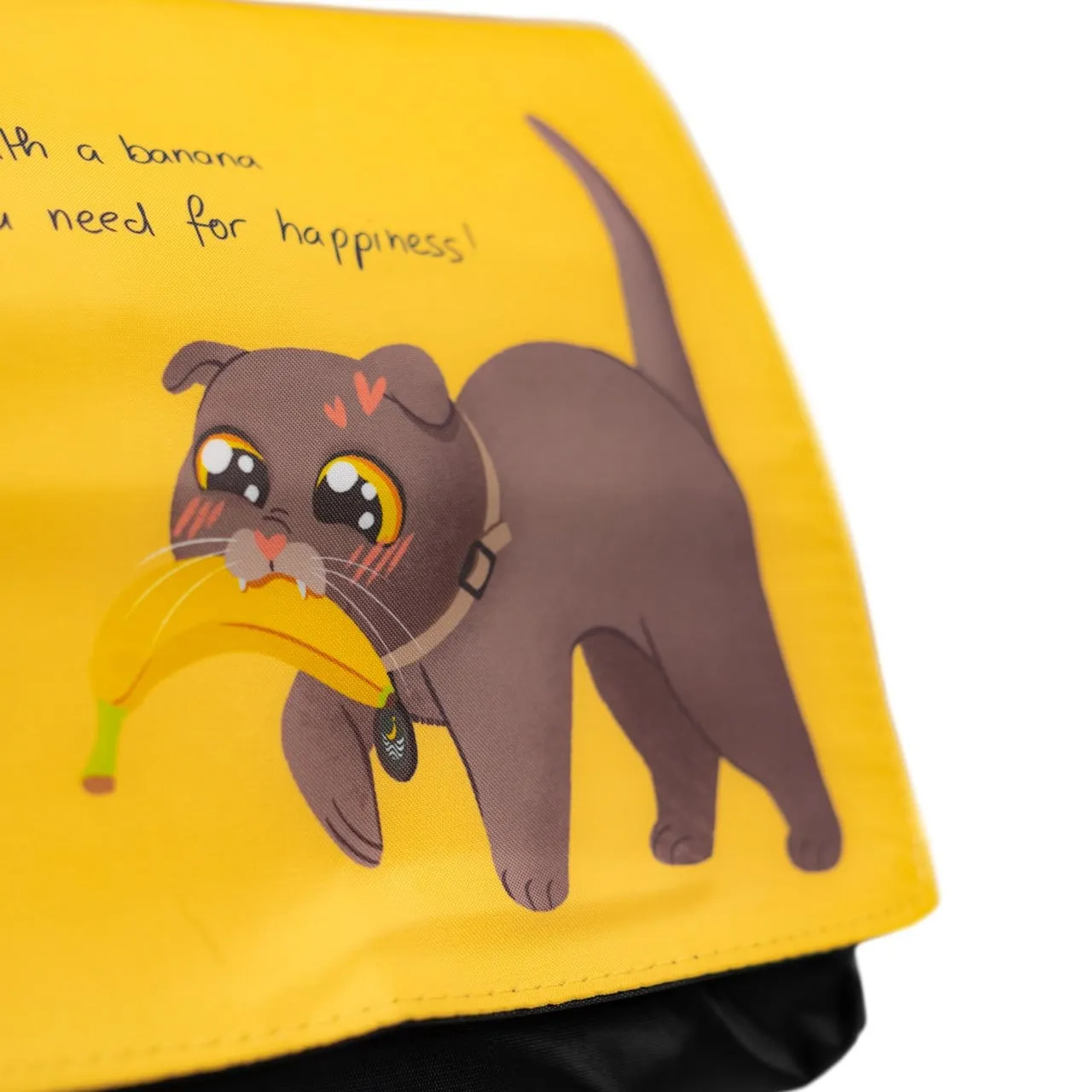 The merch backpack design