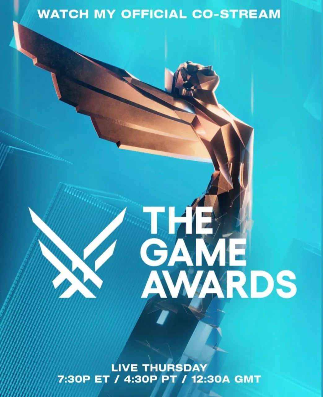 Official co-stream poster for The Game Awards