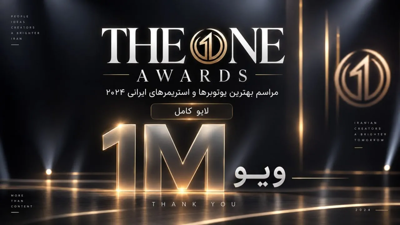 The One Awards one-million-views poster